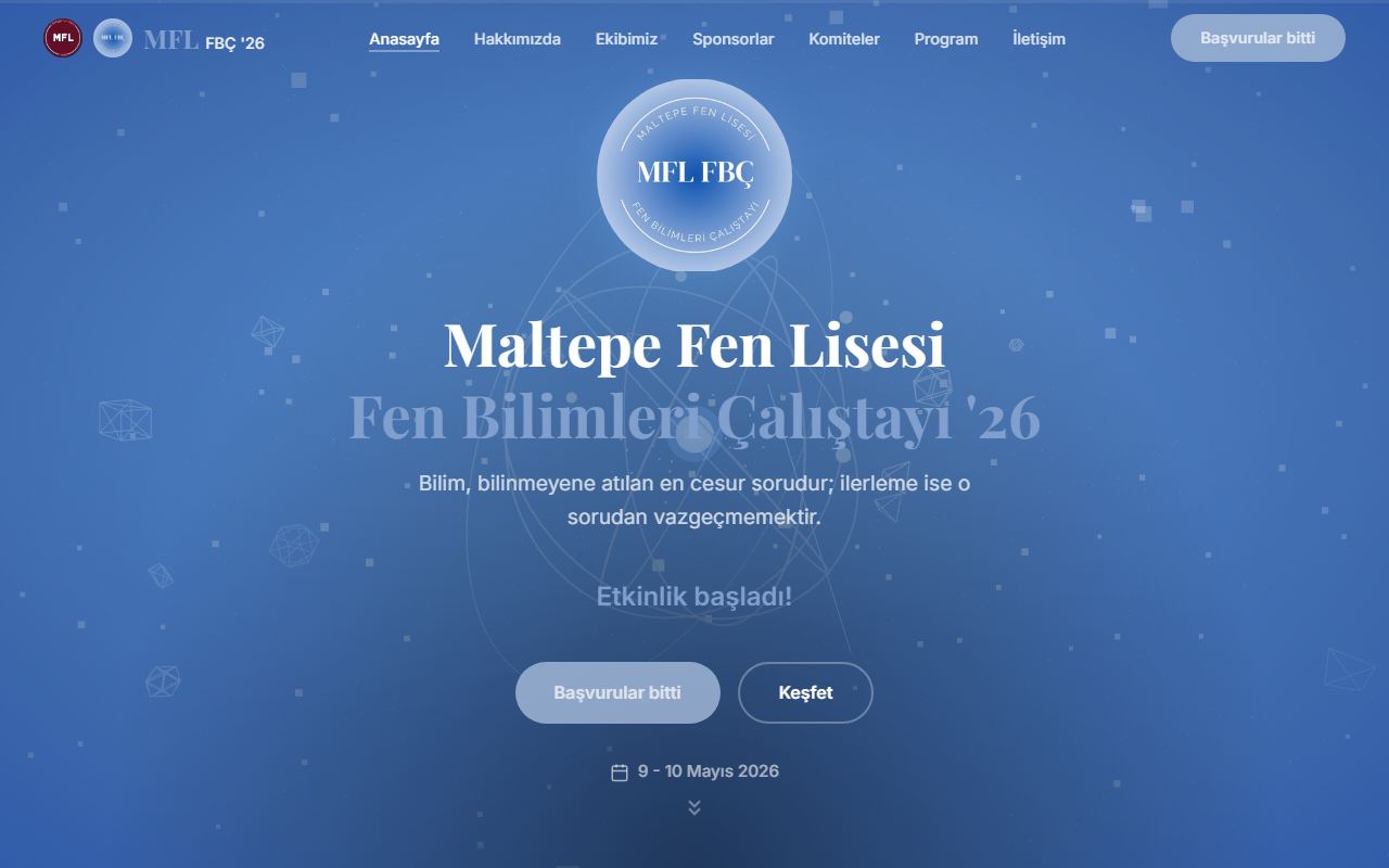 MFL Fen Bilimleri Çalıştayı
